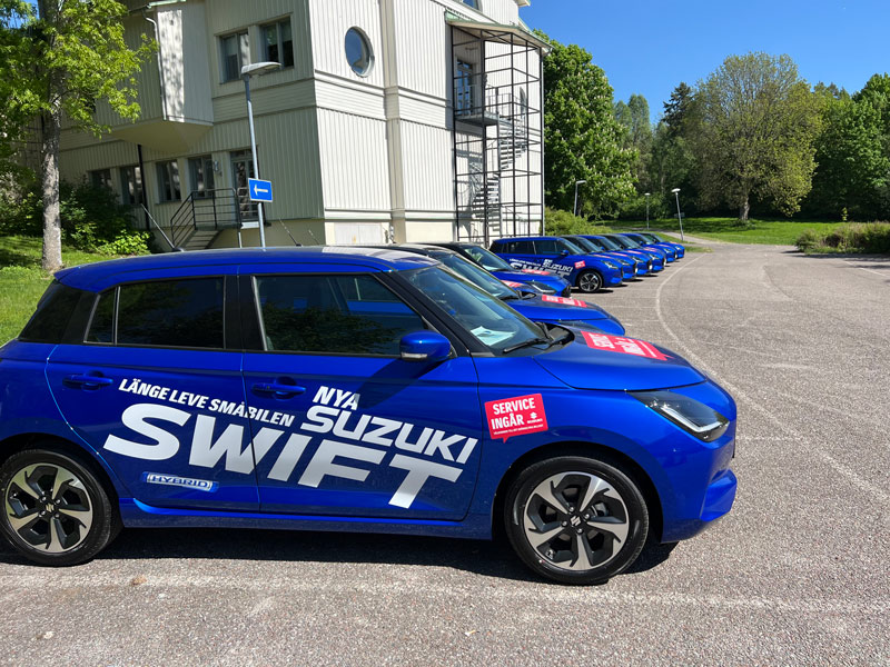 Lansering av Suzukis nya Swift